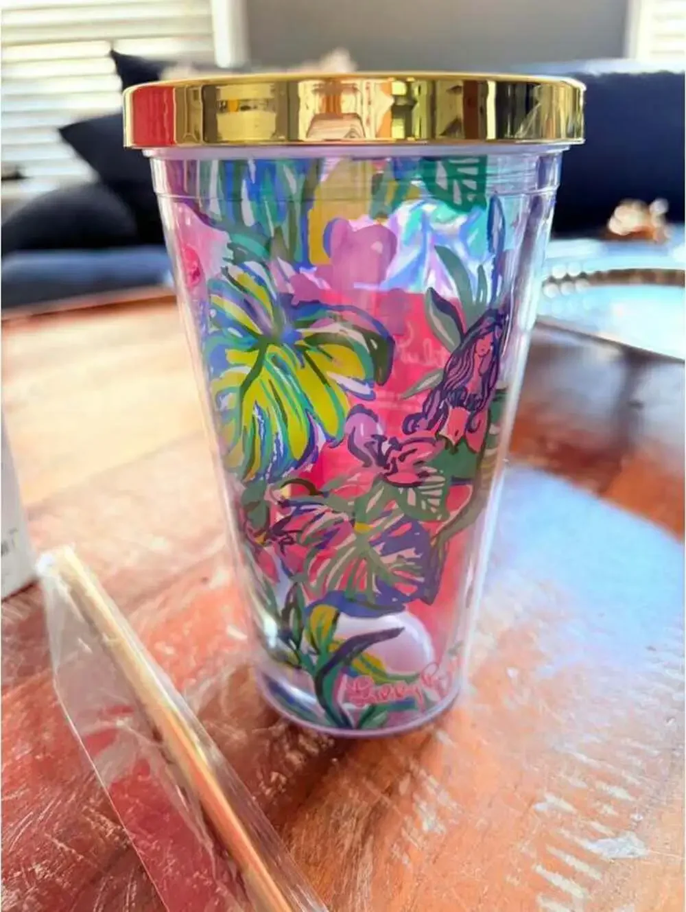 Lilly Pulitzer Mermaid in the Shade Tumbler